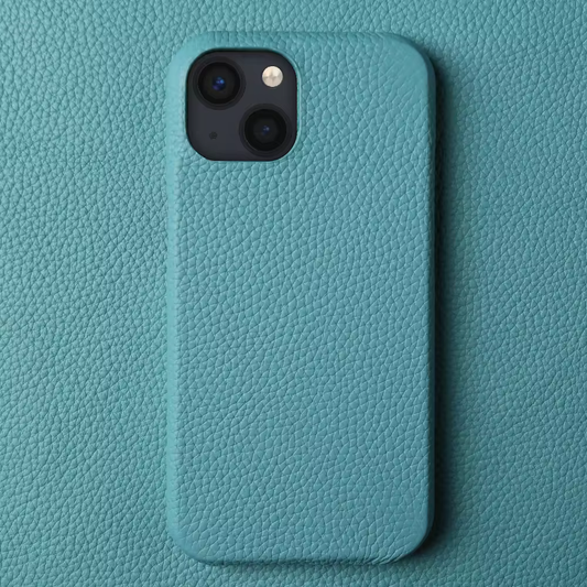 Classic Leather MagSafe iPhone Case - Teal