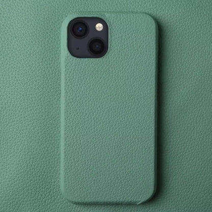 Classic Leather MagSafe iPhone Case - Sage Green