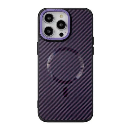 Magnetic Carbon Fiber iPhone Case