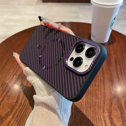 Magnetic Carbon Fiber iPhone Case