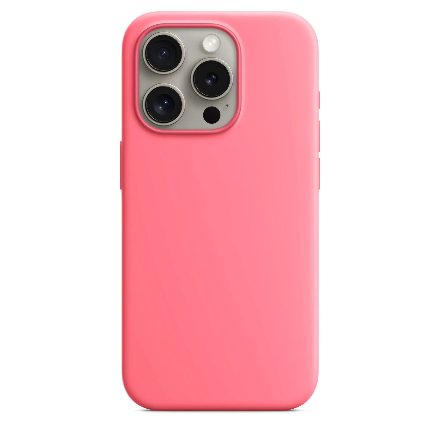 Classic Silicone MagSafe iPhone Case - Hot Pink